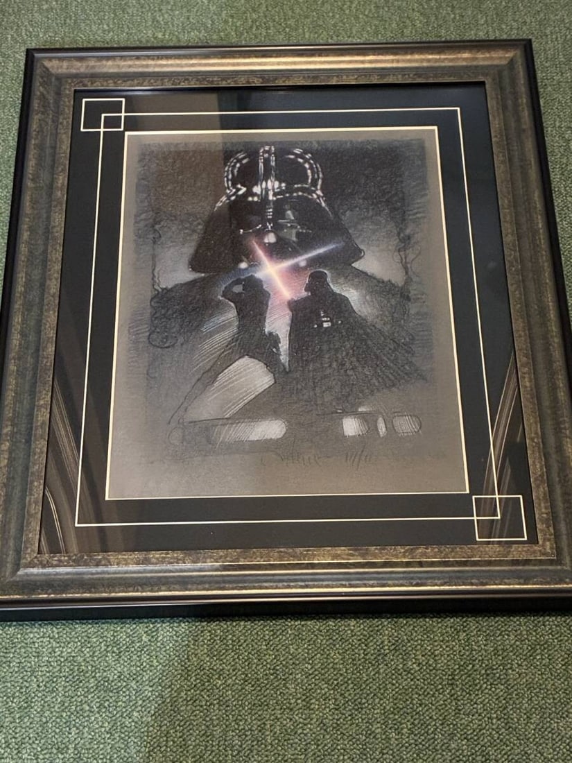 DREW STRUZAN Darth Vader Giclee Signed ED 14/ 100 With COA Box Collectible Art (1 of 8)