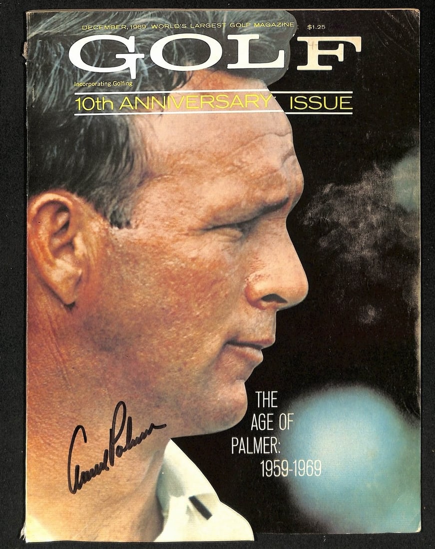 Arnold Palmer Signed/ Autographed Dec 1969 Golf Magazine NOLABEL JSA 194963 (1 of 7)