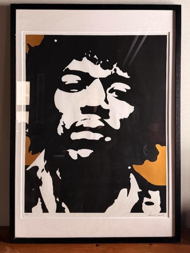 Signed Screenprint Framed Pop Art Jimi Hendrix Conrad Leach: Signed Screenprint Framed Pop Art Jimi Hendrix Conrad Leach Item Specifics: Artist: Conrad Leach Unit Of Sale: Single Piece Signed By: Conrad Leach Image Orientation: Portrait Signed: Yes Size: Large 
