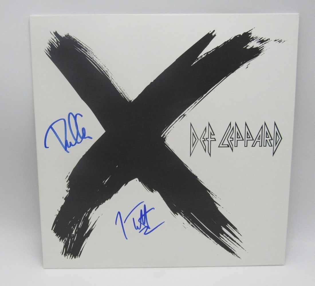 Joe Elliott Phil Collen Dual Signed Auto Def Leppard X Album: Joe Elliott Phil Collen Dual Signed Auto Def Leppard X Album Item Specifics: Autograph Authentication: James Spence (JSA) Industry: Music Object Type: Record Original/Reproduction: Original Signed: Ye