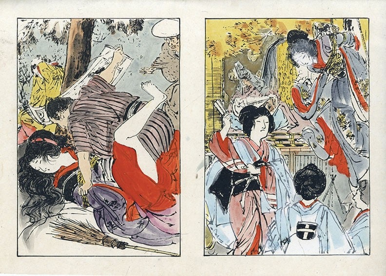 Seiu Ito Original Woodblock Print Seme zu Torture Scene Japanese Art F: Seiu Ito Original Woodblock Print Seme zu Torture Scene Japanese Art F Item Specifics: Artist: Seiu Ito Subject: Seme-zu (Torture Scene) Material: Hand-colored woodblock print on Washi paper Style: Ja