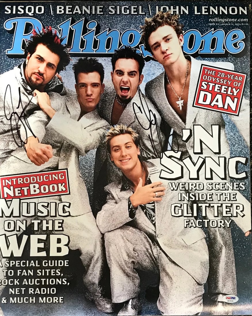 Fatone Chris Kirkpatrick Autographed Photo 16x20 (PSA) (1 of 1)