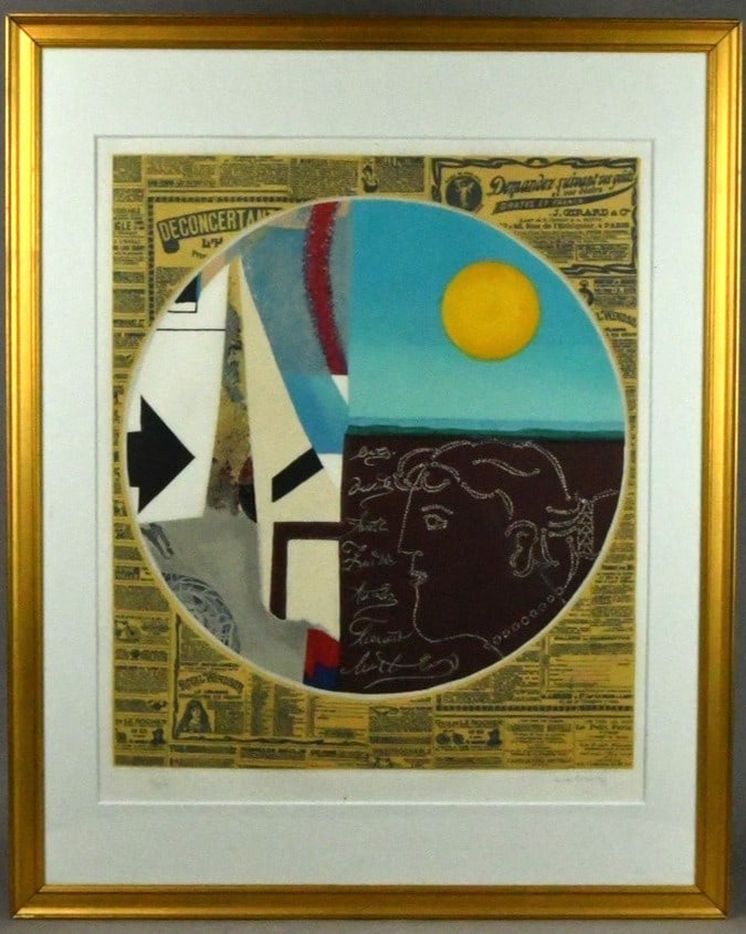 Max Papart Lithograph Signed Limited 53/ 135 Cubist Collage Portrait France: Max Papart Lithograph Signed Limited 53/ 135 Cubist Collage Portrait France Item Specifics: Artist: Max Papart Unit Of Sale: Single Piece Signed By: Max Papart Image Orientation: Portrait Size: Medium