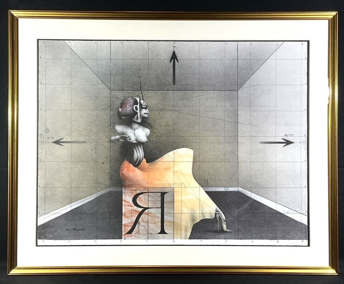 Signed Surrealist Lithograph Framed Cloth Paul Wunderlich 69/ 100 Large: Signed Surrealist Lithograph Framed Cloth Paul Wunderlich 69/ 100 Large Item Specifics: Unit Of Sale: Single Piece Artist: Paul Wunderlich Signed By: Paul Wunderlich Image Orientation: Landscape Size: