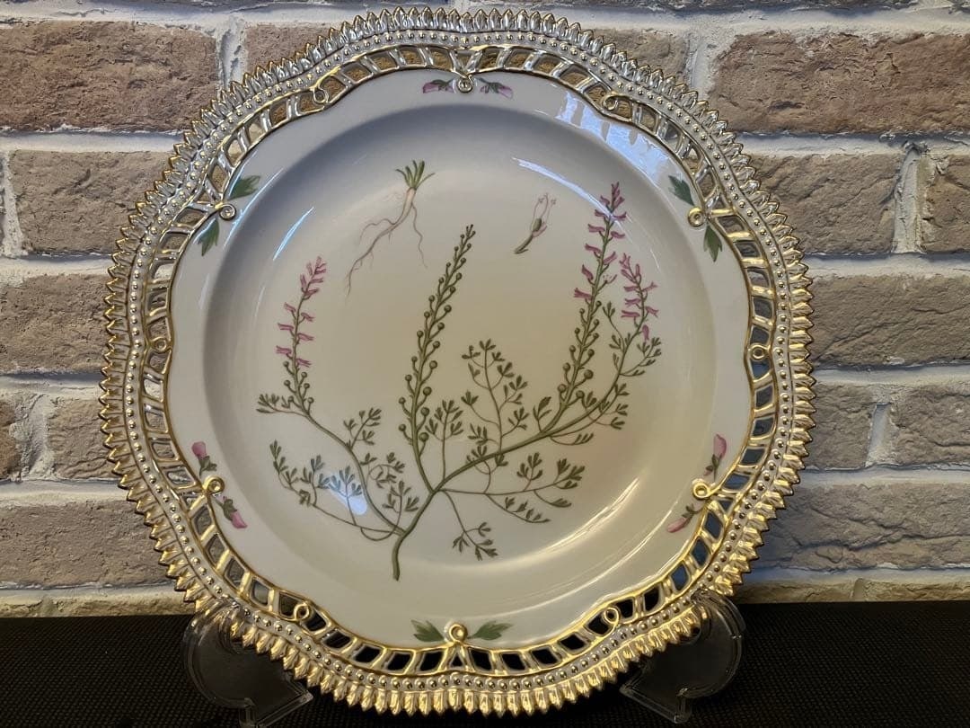 Royal Copenhagen Flora Danica Large Plate Rare 1957 Openwork Round Dish Vintage: Royal Copenhagen Flora Danica Large Plate Rare 1957 Openwork Round Dish Vintage Item Specifics: Brand: Royal Copenhagen Type: Plate Material: Other Product Disclaimer: Measurements approximate; colors
