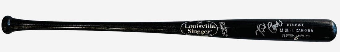 Miguel Cabrera Autographed Louisville Slugger Bat (1 of 2)