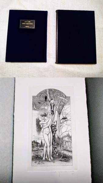 Yamamoto Original Etching 1996 Signed Deluxe Art Book Rokuzan: Yamamoto Original Etching 1996 Signed Deluxe Art Book Rokuzan Item Specifics: Artist: Rokuzan Yamamoto Subject: Japanese art book Material: Paper Velvet Leather Style: Japanese Size: 27 x 20 cm Year O