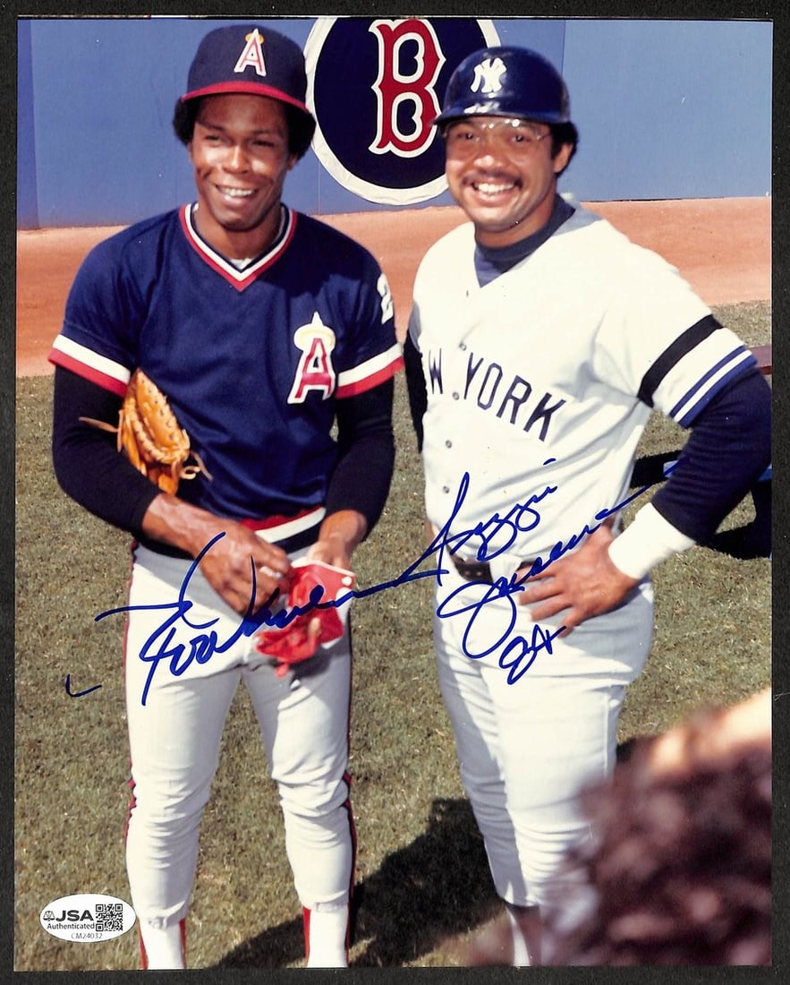 Reggie Jackson Rod Carew Autographed Photo Signed 8x10 JSA 209837: Reggie Jackson Rod Carew Autographed Photo Signed 8x10 JSA 209837 Item Specifics: Original/Reprint: Original Product: Photo Sport: Baseball Product Disclaimer: Not affiliated with any team or league. 