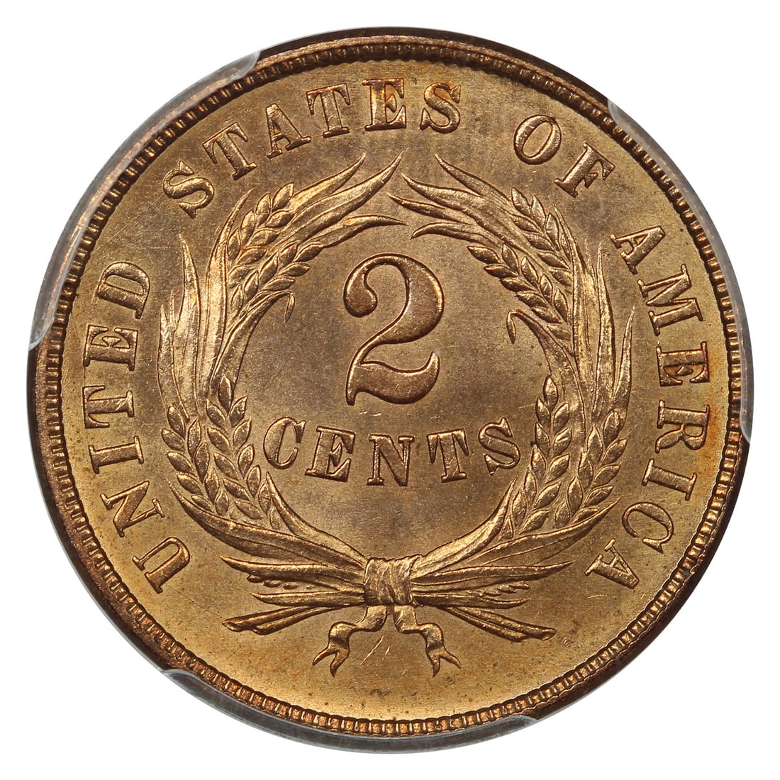 2C PCGS MS66RD ex D.L. Hansen - 4