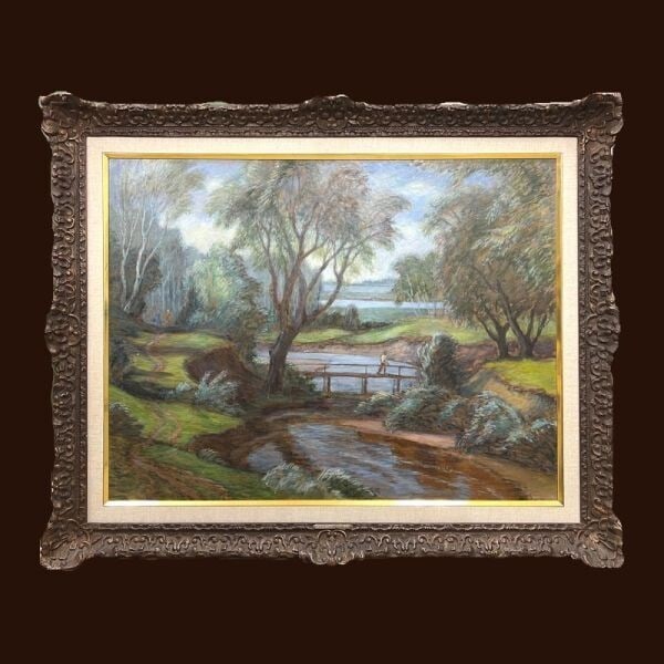 Denisovic Framed Konstantinov Signed Polenovo Painting Russia: Denisovic Framed Konstantinov Signed Polenovo Painting Russia Item Specifics: Artist: Fedor Denisovic Konstantinov Signed By: Fedor Denisovic Konstantinov Signed: Yes Size: Large Material: Canvas Fram