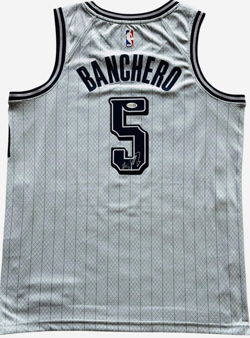 Paolo Banchero Autographed Orlando Magic Nike Swingman Jersey (JSA) (1 of 4)