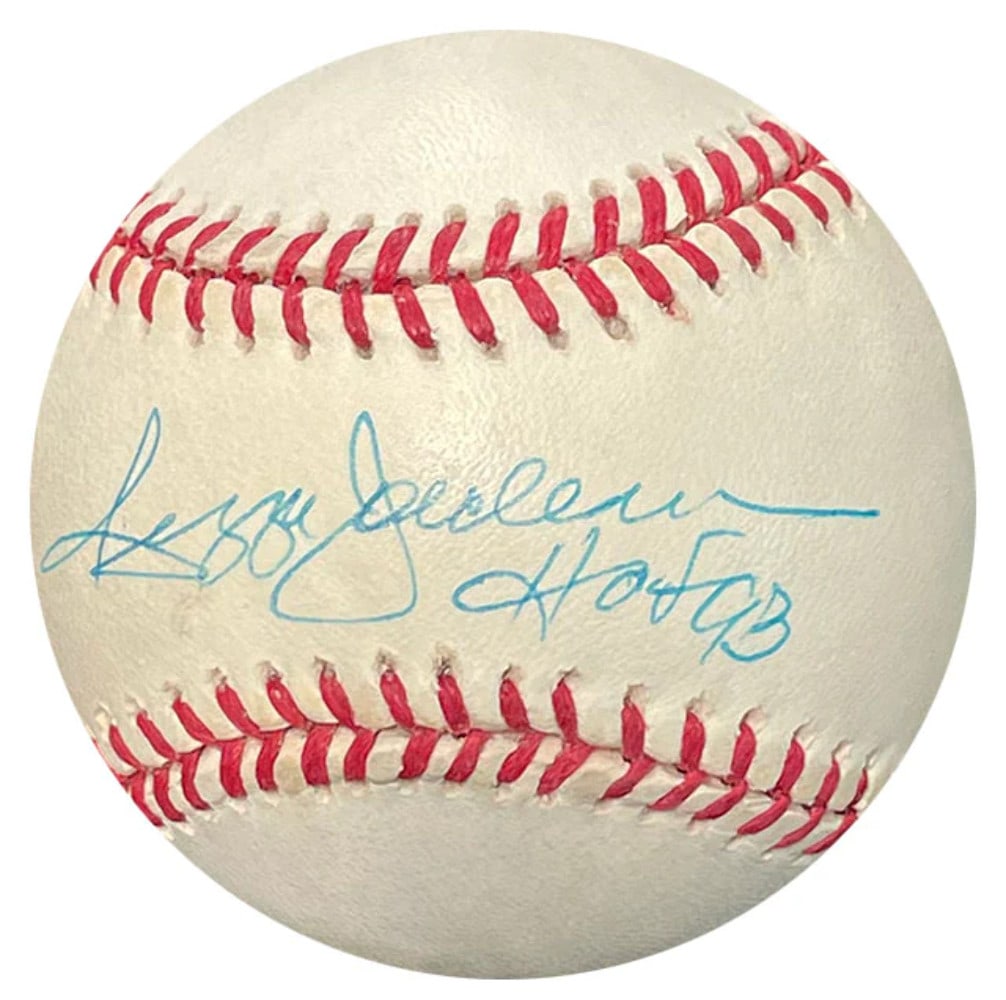 Reggie Jackson 93 HOF Baseball Autographed (JSA): Reggie Jackson 93 HOF Baseball Autographed (JSA) Item Specifics: Brand: James Spence Authentication (JSA) Reggie Jackson "HOF 93" Autographed Baseball Inscribed with "HOF 93" inscription Signed in blu