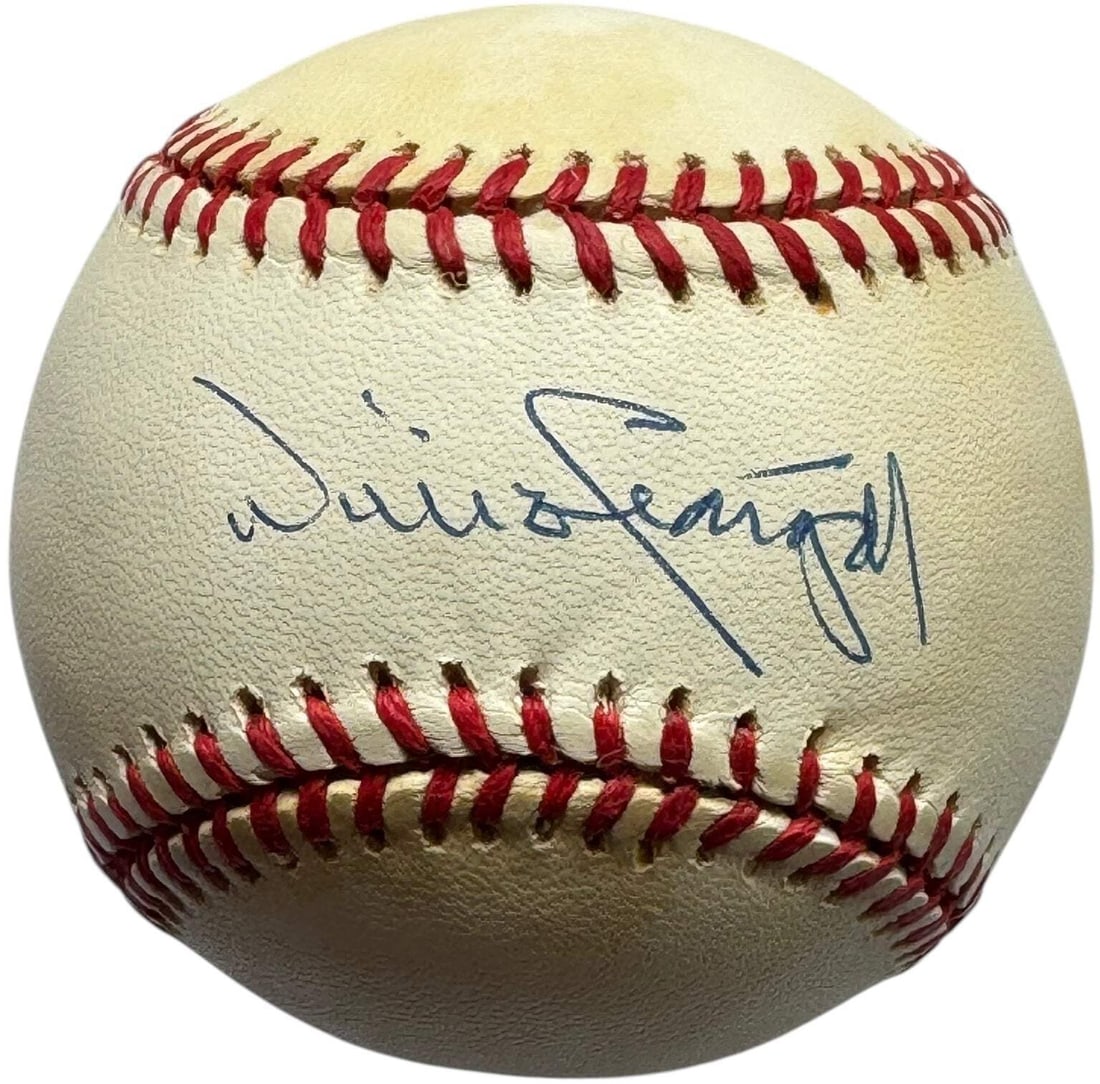 Willie Stargell Autographed Official National League Baseball (JSA): Willie Stargell Autographed Official National League Baseball (JSA) Item Specifics: Brand: James Spence Authentication (JSA) Robin Roberts Autographed Official National League Baseball Signed in blue 