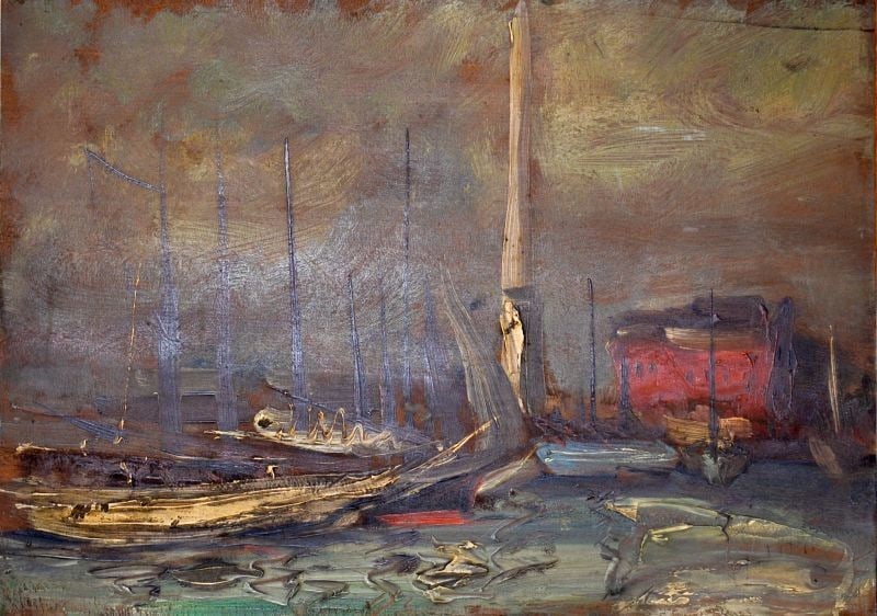 Ship Framed Taishun Japanese Art Print Moored Michio Shimamura: Ship Framed Taishun Japanese Art Print Moored Michio Shimamura Item Specifics: Artist: Michio Shimamura Subject: Moored Ship / Maritime Material: Paper Wood Glass Style: Japanese Year Of Production: 2