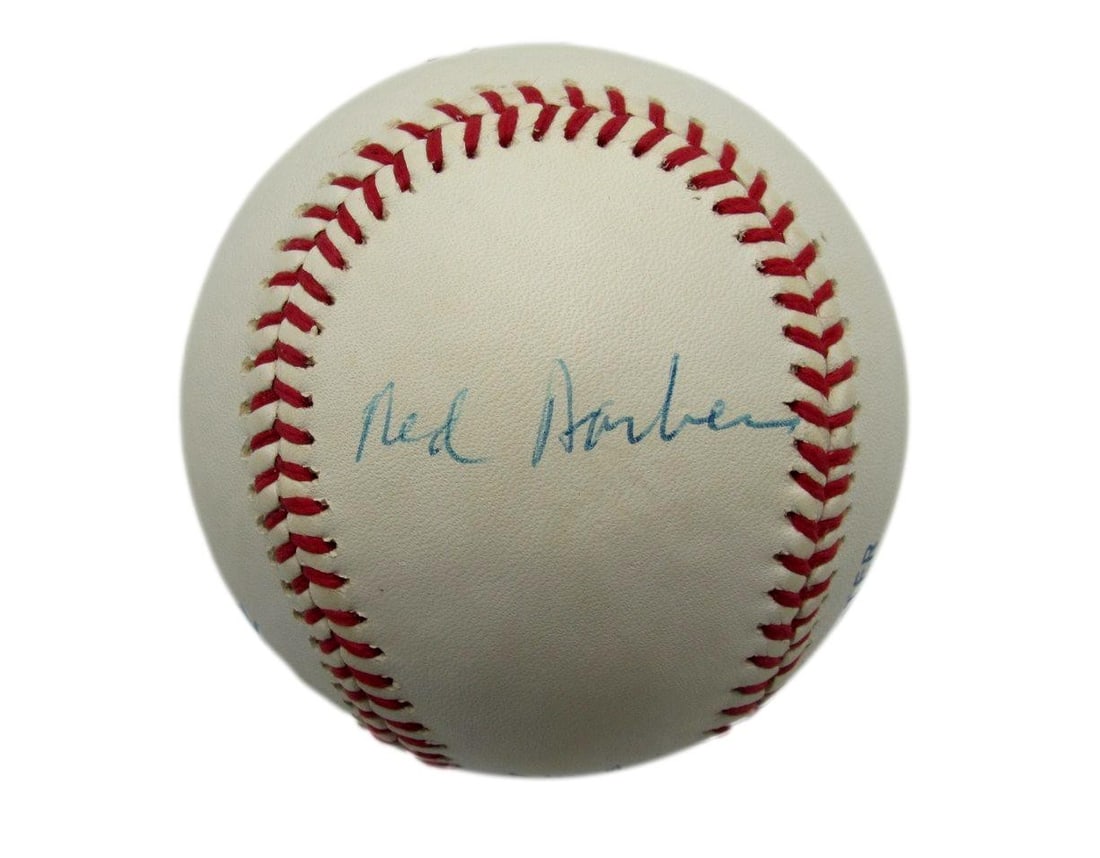 Rawlings OAL Baseball Autographed Brooklyn Dodgers Red Barber HOF PSA DNA 183657: Rawlings OAL Baseball Autographed Brooklyn Dodgers Red Barber HOF PSA DNA 183657 Item Specifics: Original/Reprint: Original Product: Ball Sport: Baseball Productname: Darrell Johnson Signed 1957 Topps