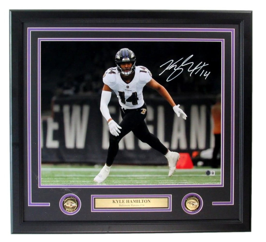 Kyle Hamilton Autographed 16X20 Photo Baltimore Ravens Framed Beckett 203760: Kyle Hamilton Autographed 16X20 Photo Baltimore Ravens Framed Beckett 203760 Item Specifics: Autograph Authentication: Beckett Authentication Services (BAS) Original/Reprint: Original Product: Photo S