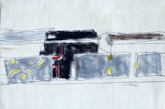 Japanese Art Framed River House Drawing Original By Seiji Chokai Sketch: Japanese Art Framed River House Drawing Original By Seiji Chokai Sketch Item Specifics: Artist: Seiji Chokai Subject: Landscape / Architecture Material: Paper and Drawing Medium (Framed) Style: Japane