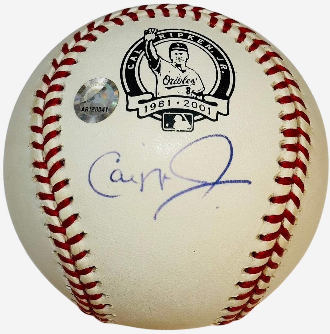 Major League Baseball Official Autographed By Cal Ripken Jr: Major League Baseball Official Autographed By Cal Ripken Jr Item Specifics: Brand: James Spence Authentication (JSA) Cal Ripken Jr Autographed Official Major League Baseball Signed in blue pen under t