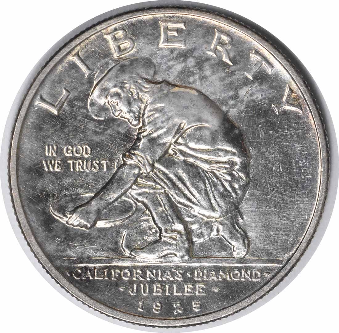 California Commemorative Silver Half Dollar 1925-S Choice BU Uncertified (1 of 2)