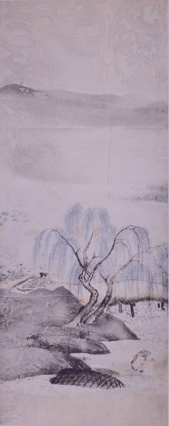 Japanese Woodblock Print Art Folding Screen Kusumi Morikage Harvest 1908 Color (1 of 1)