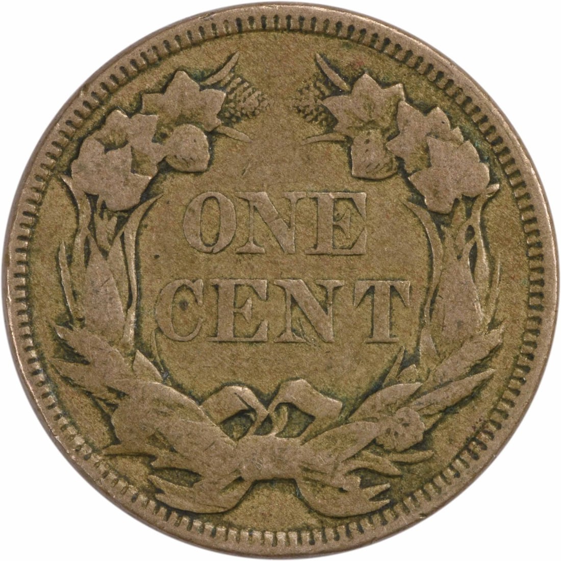 Uncertified Cent Eagle Flying 1857 - 2