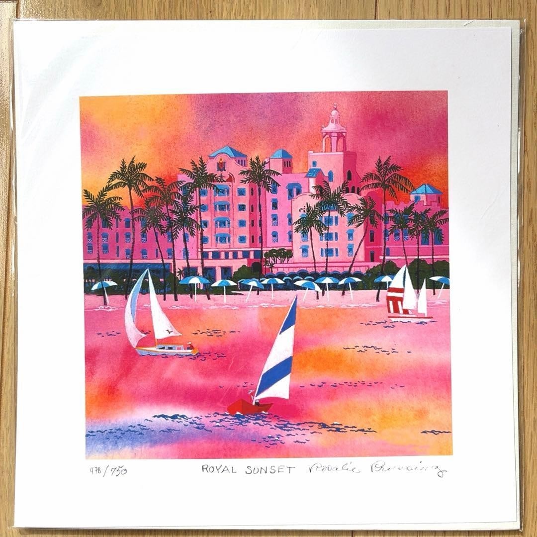 Rosalie Prussing Royal Sunset Hawaii Waikiki Signed Ltd Print COA: Rosalie Prussing Royal Sunset Hawaii Waikiki Signed Ltd Print COA Item Specifics: Unit Of Sale: Single Piece Artist: Rosalie Prussing Signed By: Rosalie Prussing Image Orientation: Portrait Size: Medi