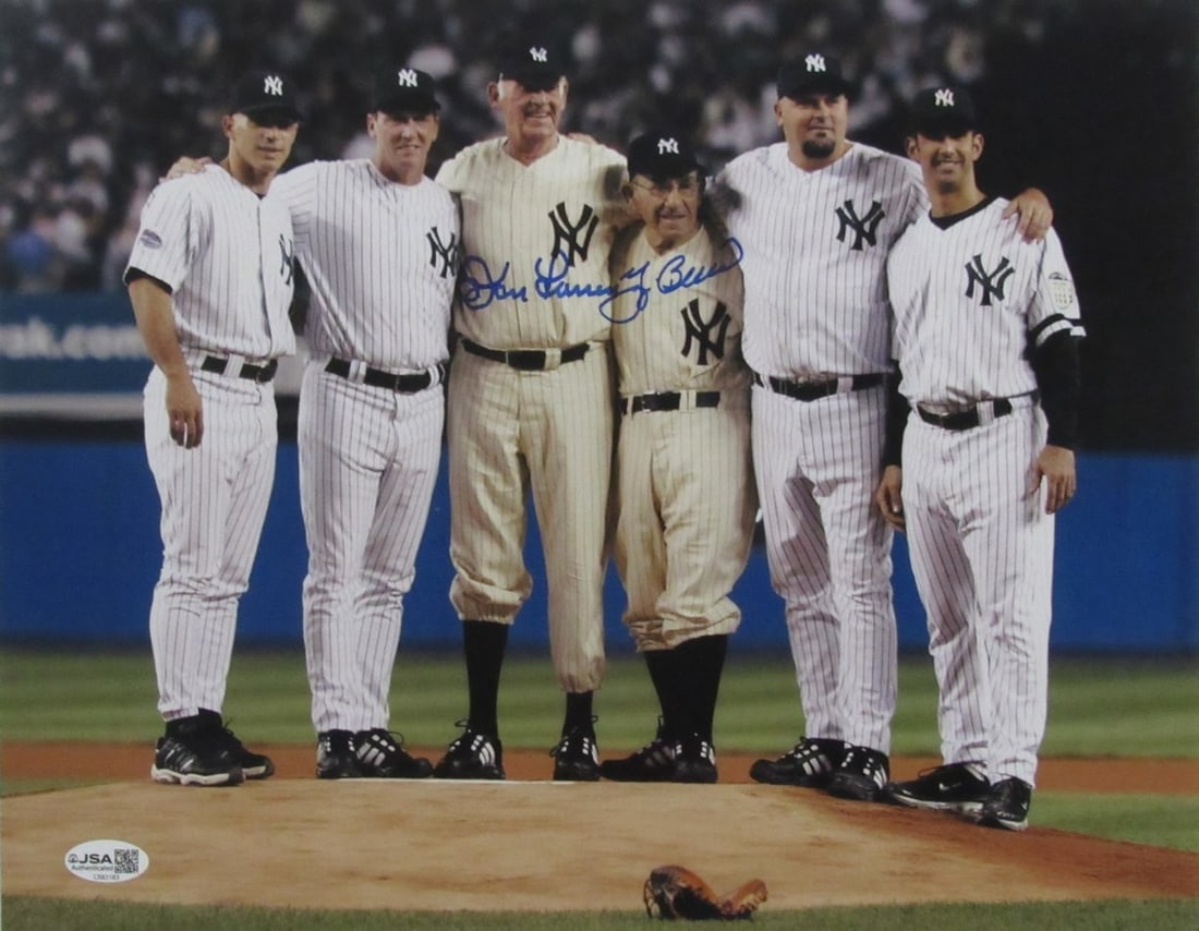 Don Larsen & Yogi Berra HOF Autographed/ Signed 11x14 Photo Yankees JSA 210123: Don Larsen & Yogi Berra HOF Autographed/ Signed 11x14 Photo Yankees JSA 210123 Item Specifics: Original/Reprint: Original Product: Photo Sport: Baseball Product Disclaimer: Not affiliated with any tea