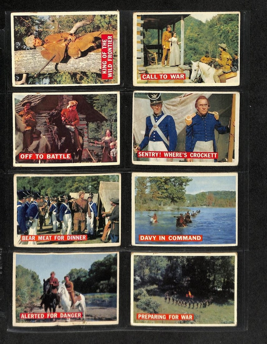 1956 Topps Davy Crockett Card Complete Orange Back Set (1-80) TV Show 195878 (1 of 11)