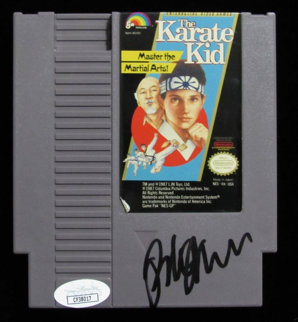 Ralph Macchio Signed Karate Kid Autographed Nintendo NES Cartridge (1 of 3)