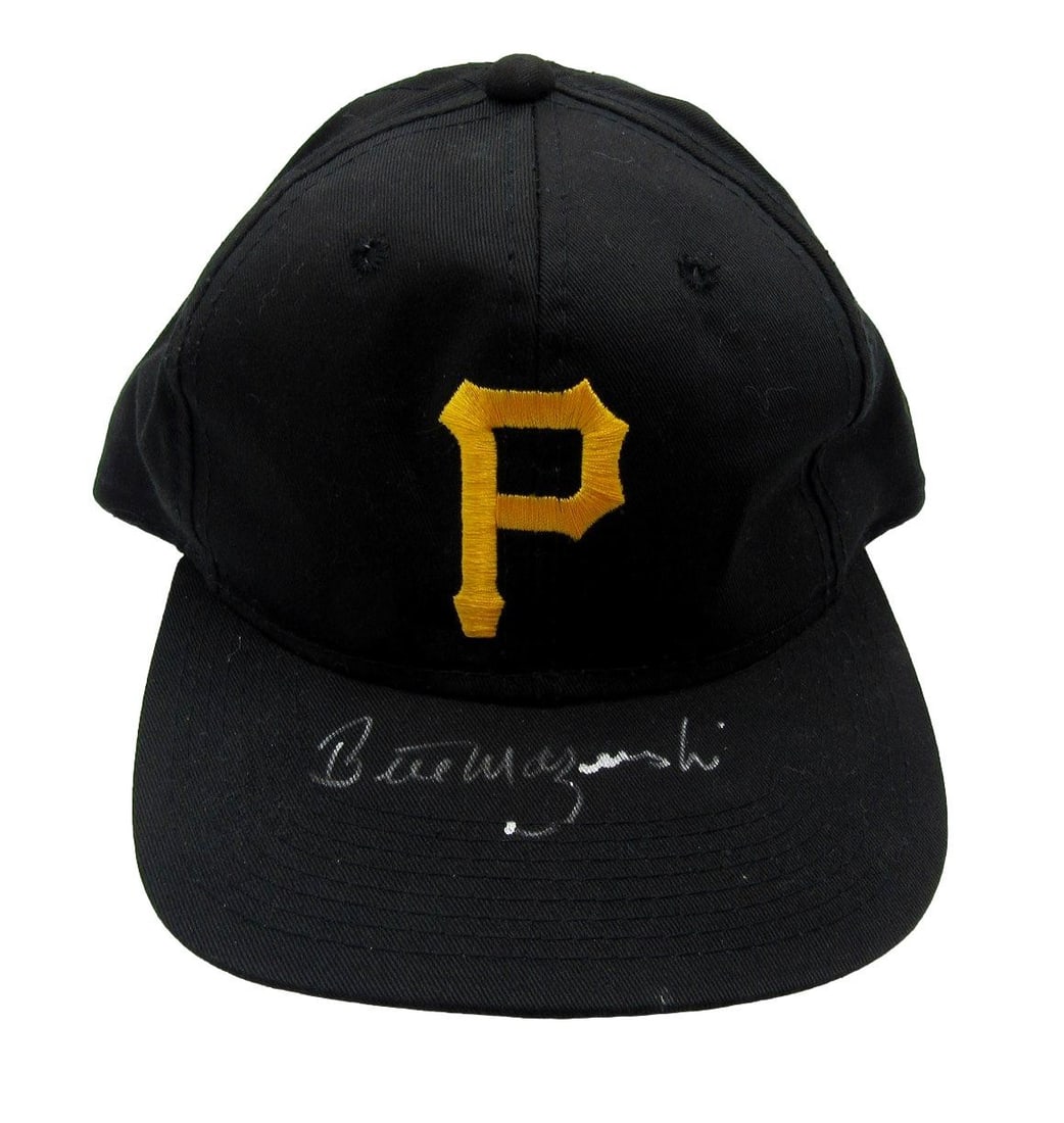 Bill Mazeroski HOF Signed/ Autographed MLB Pirates Black Baseball Hat JSA 211029: Bill Mazeroski HOF Signed/ Autographed MLB Pirates Black Baseball Hat JSA 211029 Signed by Bill Mazeroski, the legendary Pirates shortstop, this MLB black baseball hat is a unique piece of baseball hi