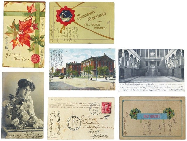 Handwritten Postcards Rare 7 Kojiro Tomita MFA Curator Japanese Art: Handwritten Postcards Rare 7 Kojiro Tomita MFA Curator Japanese Art Item Specifics: Artist: Kojiro Tomita Subject: Correspondence / Art History Material: Paper Style: Japanese Year Of Production: