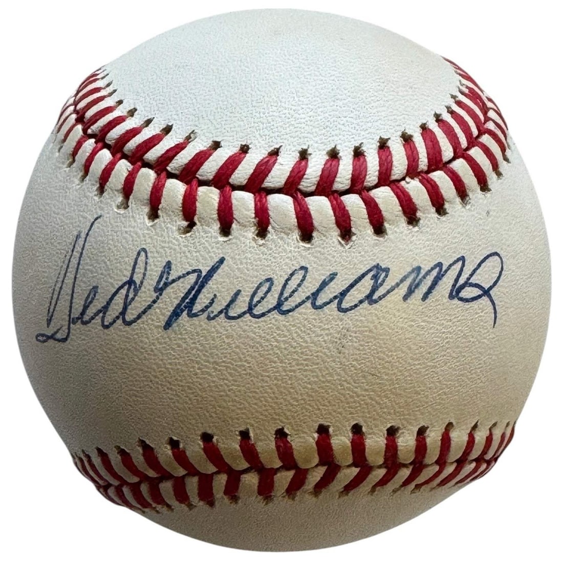 American League Baseball Autographed by Ted Williams (1 of 3)