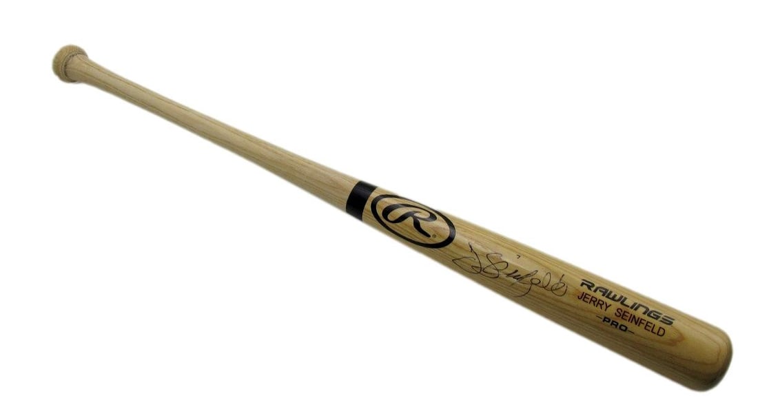 Jerry Seinfeld Signed/ Autographed Rawlings PRO Baseball Bat JSA 212671 (1 of 4)