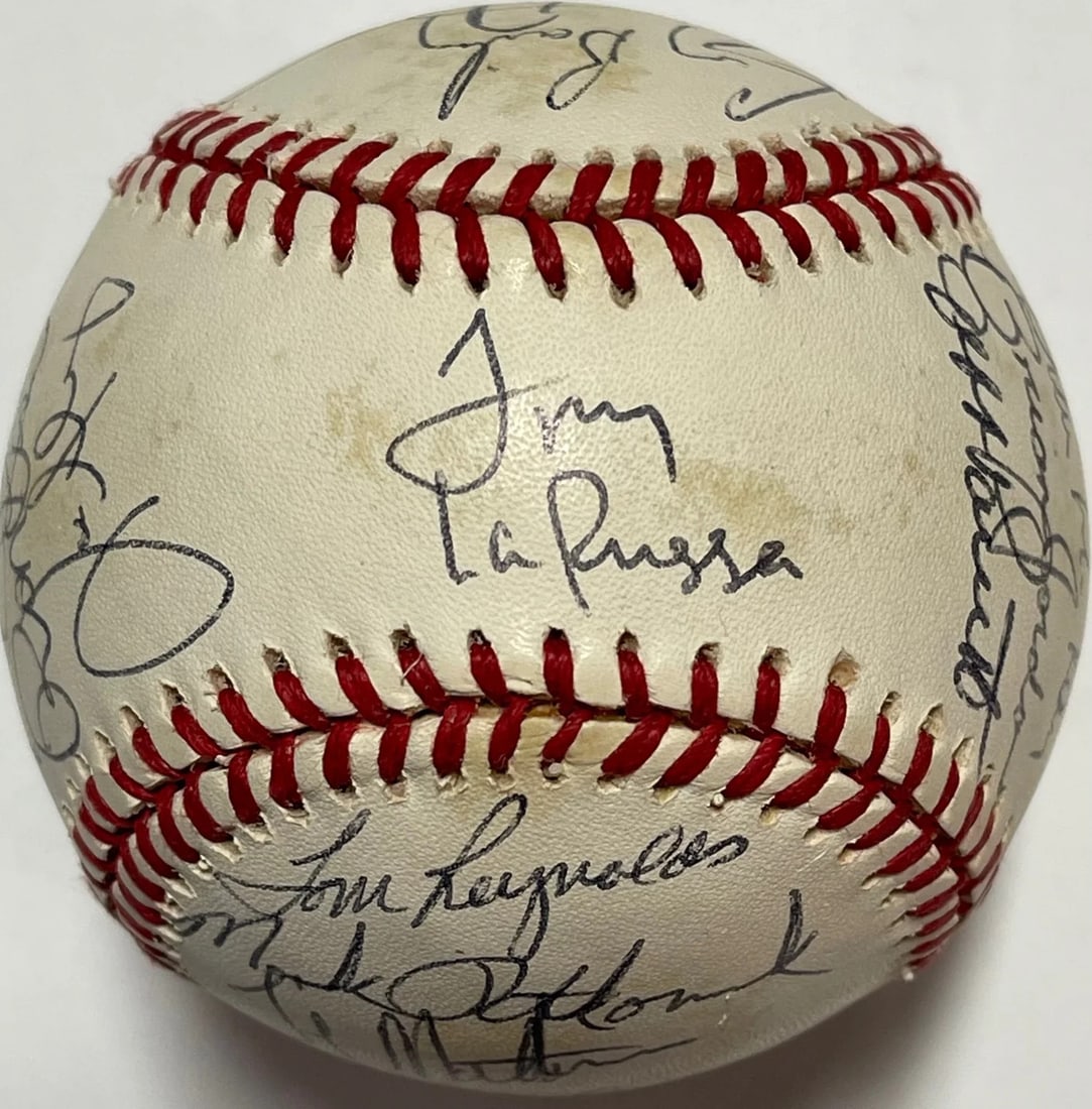 1996 St Louis Cardinals Team Signed Baseball (1 of 6)