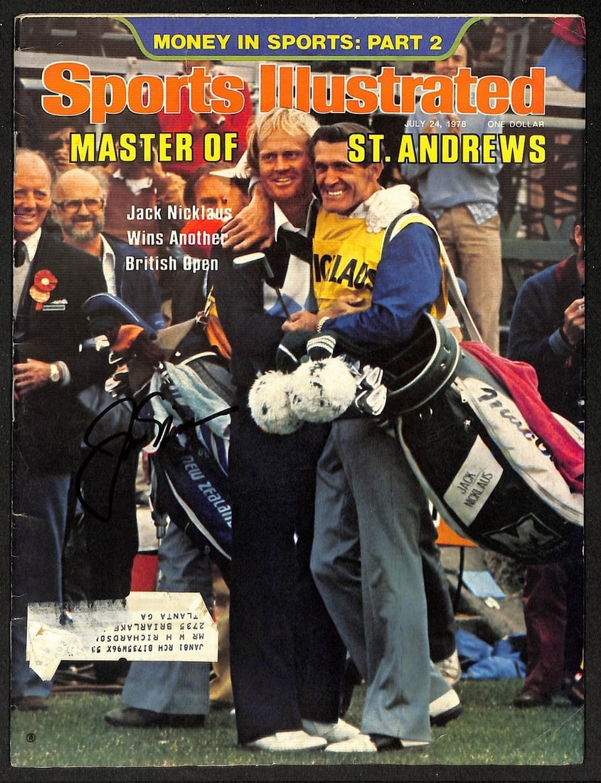 Jack Nicklaus Signed/ Autographed 1978 Sports Illustrated Mag PSA/ DNA (1 of 2)