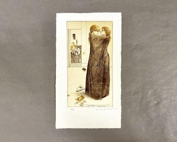 Alphonse Inoue Ex libris No 11 Copperplate Engraving Signed Ltd Ed 40 55 (1 of 1)