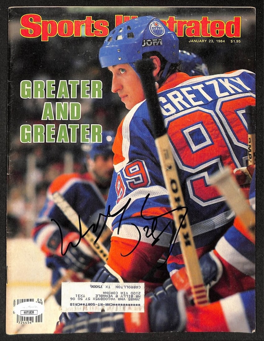 Wayne Gretzky HOF Signed Autographed Oilers 212098 Sports Illustrated 1984 JSA: Wayne Gretzky HOF Signed Autographed Oilers 212098 Sports Illustrated 1984 JSA Item Specifics: Original/Reprint: Original Product: Photo Sport: Hockey Product Disclaimer: Not affiliated with any team