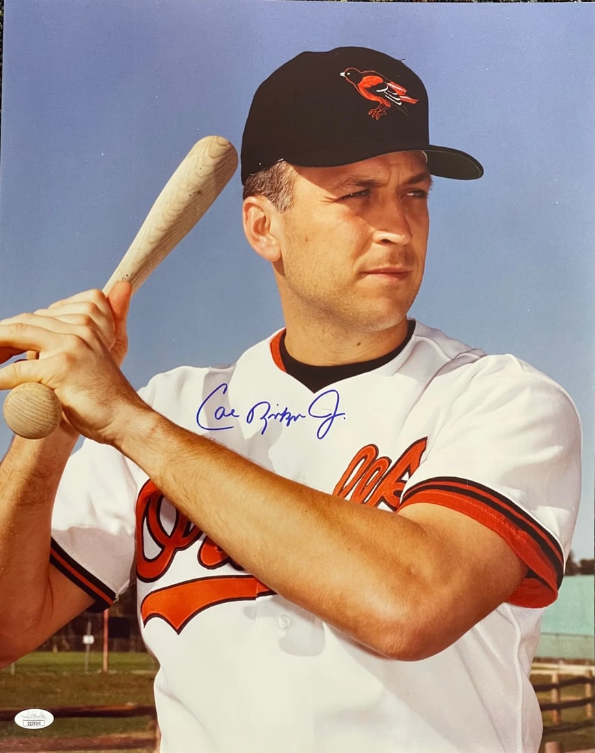 Baseball Photo Autographed Cal Ripken Jr 16x20: Baseball Photo Autographed Cal Ripken Jr 16x20 Item Specifics: Brand: James Spence Authentication (JSA) Cal Ripken Jr Autographed 16x20 Baseball Photo Signed across the front of the photo in blue shar