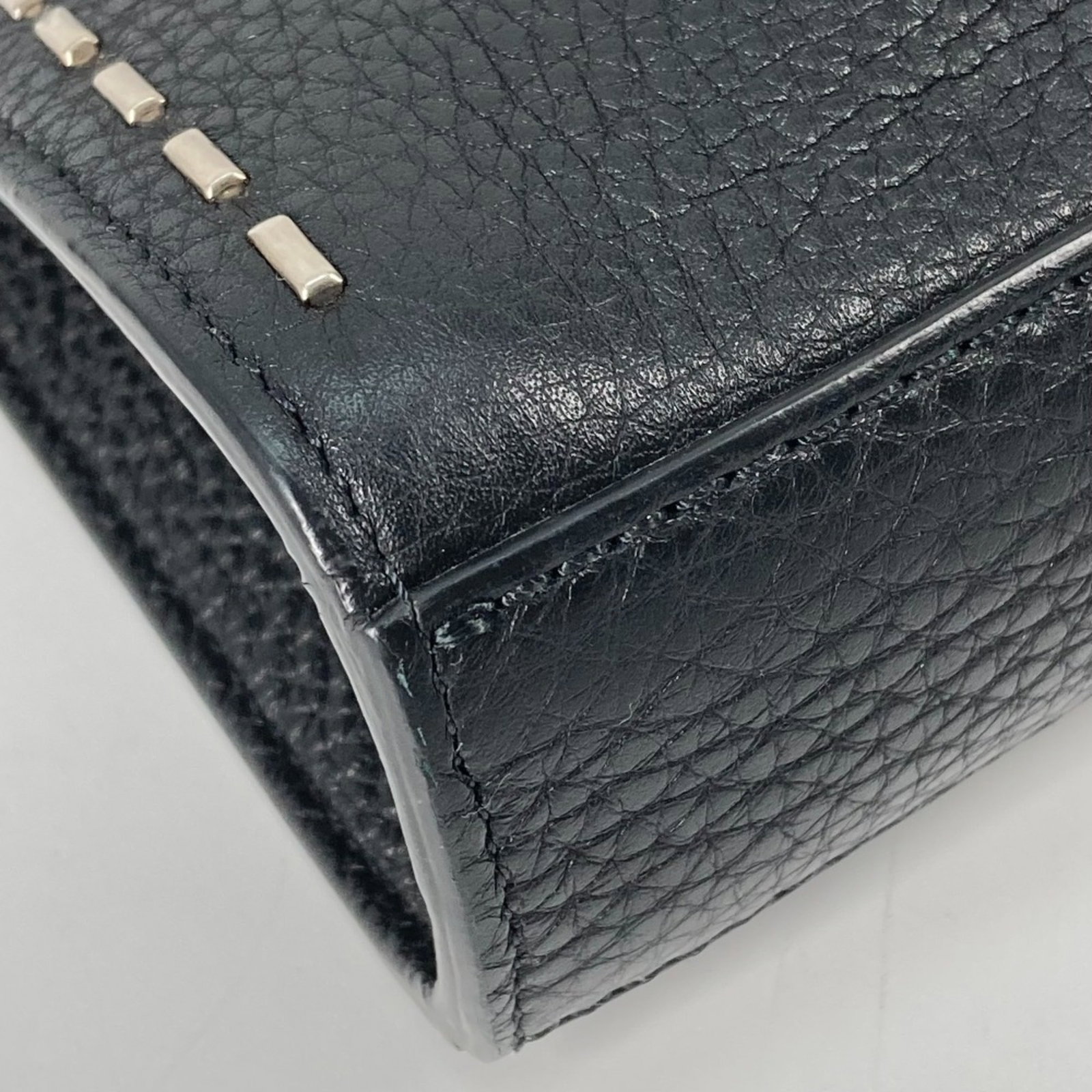 FENDI Handbag Leather - 5