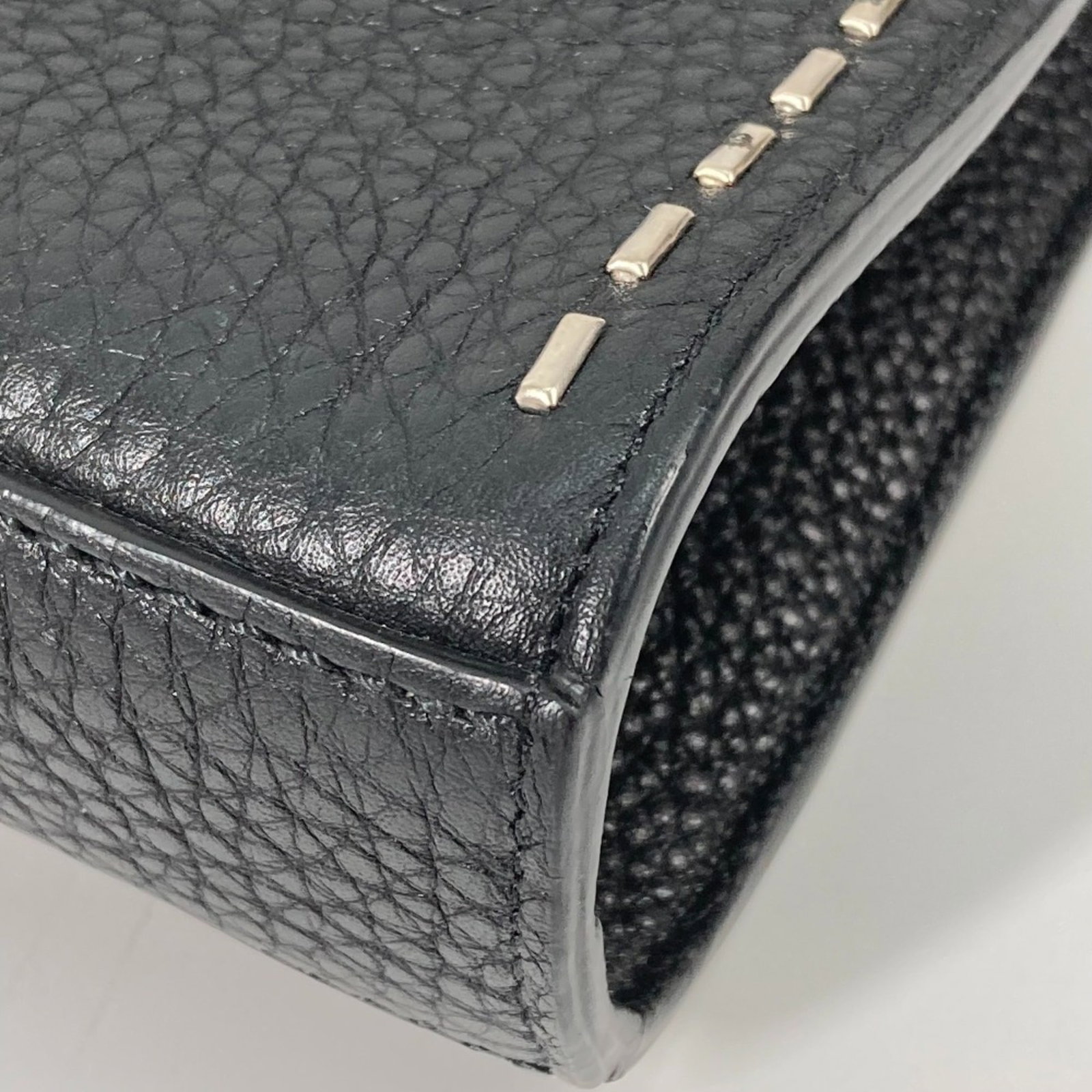 FENDI Handbag Leather - 6