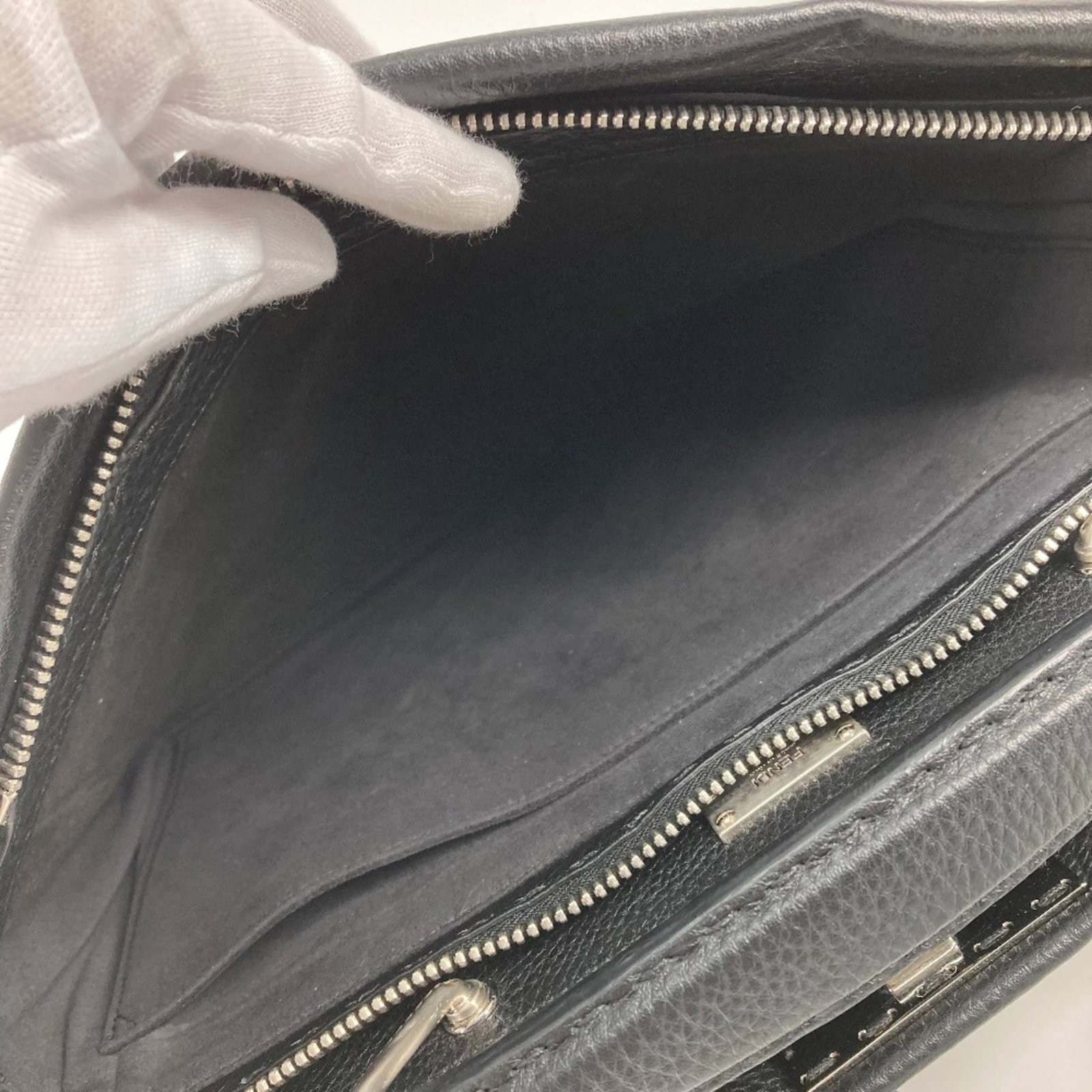 FENDI Handbag Leather - 9