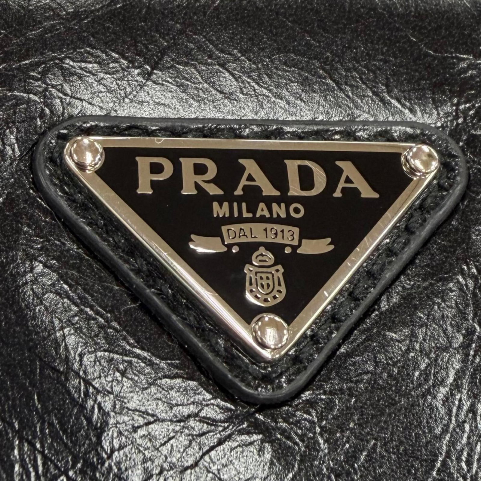 PRADA Shoulder Bag Leather - 7
