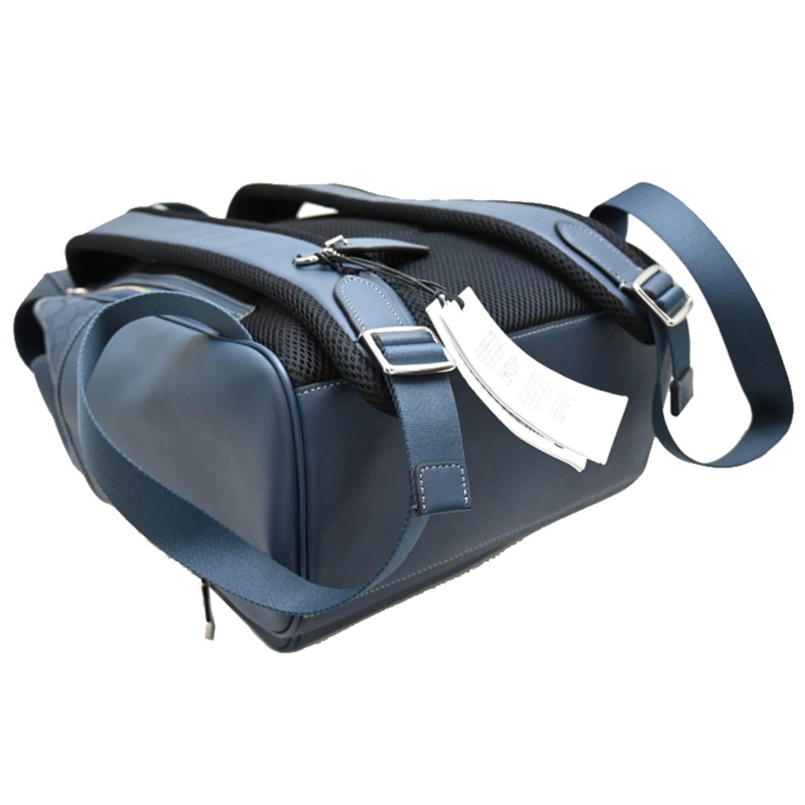 COACH Leather Navy - 3