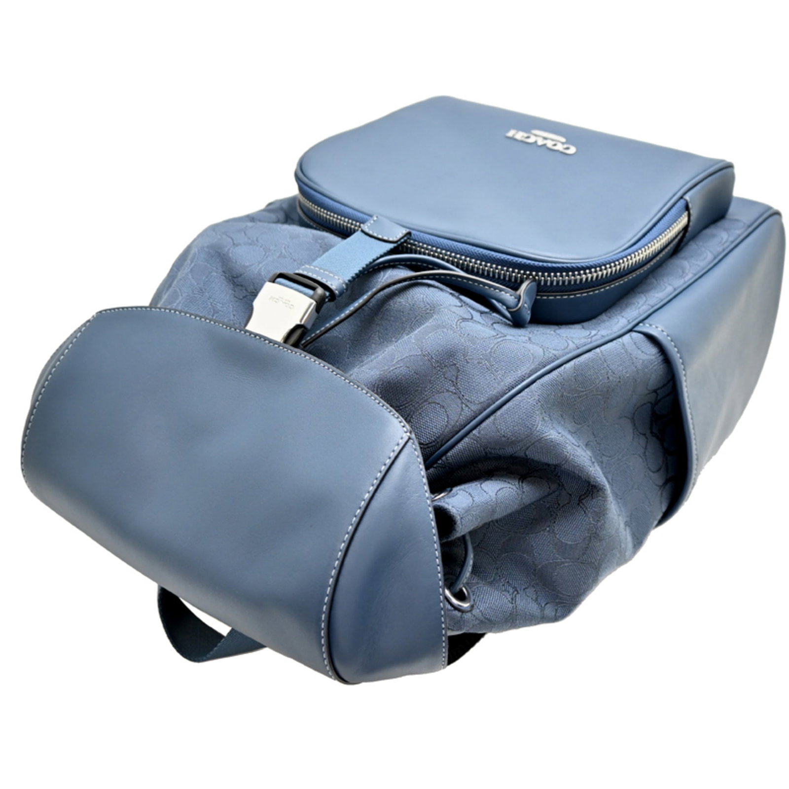 COACH Leather Navy - 4