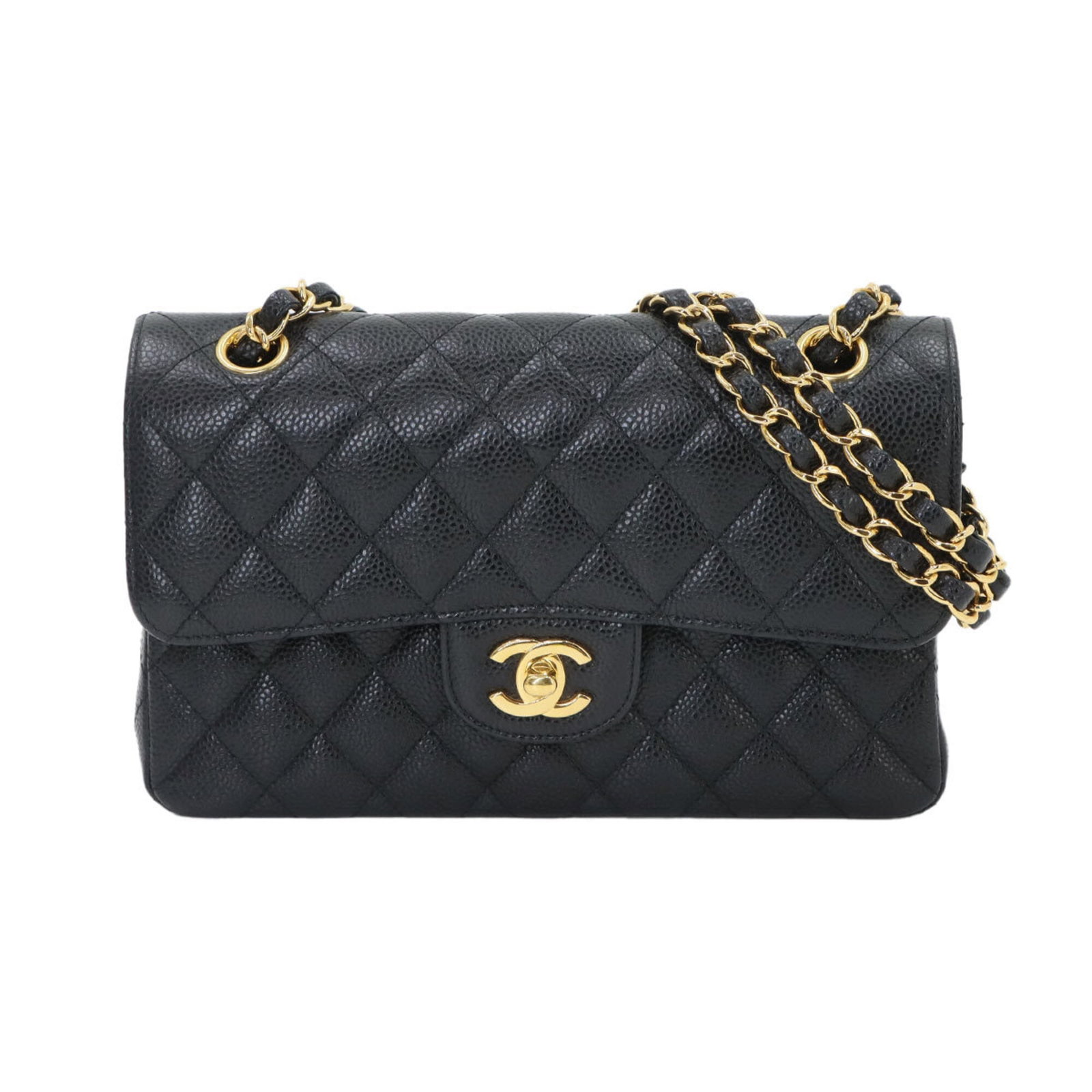 CHANEL Handbag Shoulder Bag Grained Calfskin (1 of 10)