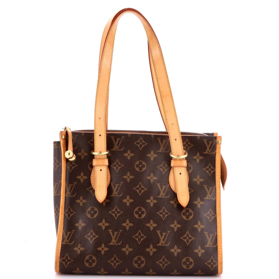 Louis Vuitton Haut Monogram Canvas Tote Popincourt: Louis Vuitton Haut Monogram Canvas Tote Popincourt The Louis Vuitton Haut Monogram Canvas Tote Popincourt is a classic, iconic design featuring the signature monogram pattern. Made from canvas, this s