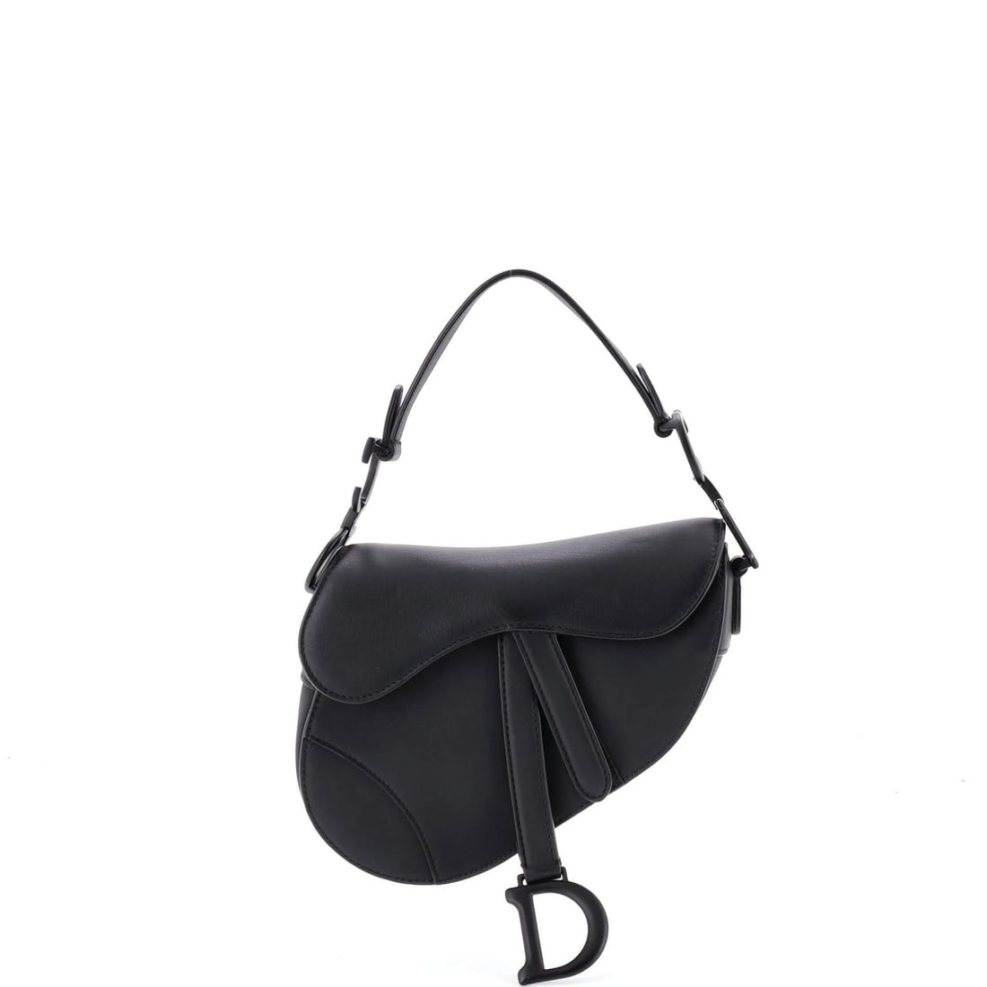 Ultra Matte Saddle Dior Christian Leather Handbag Mini (1 of 5)