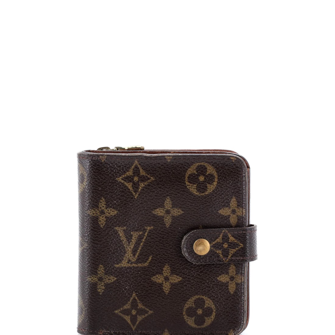 Zippe Wallet Canvas Monogram Louis Vuitton Compact: Zippe Wallet Canvas Monogram Louis Vuitton Compact Brown Monogram Canvas Compact Zippe Wallet with Gold Hardware. This Louis Vuitton Compact Zippe Wallet features a brown monogram canvas exterior with