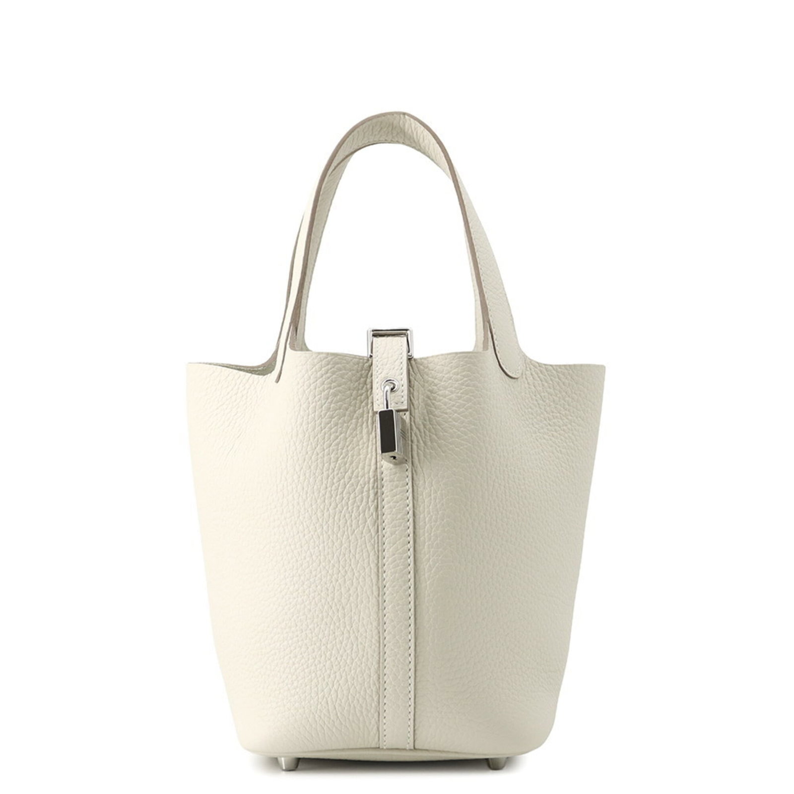 HERMES Handbag Tote Bag Taurillon Clemence Leather: HERMES Handbag Tote Bag Taurillon Clemence Leather Taurillon Clemence leather, a signature Herm?s material, adorns this elegant tote bag, showcasing the brand's renowned craftsmanship. Measuring 18.5c