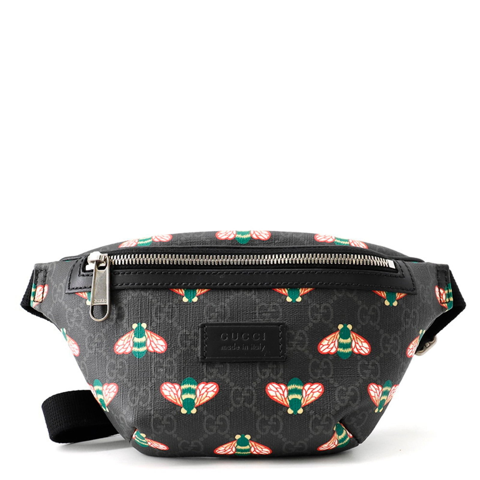 GUCCI Sling Bag Gg Supreme Leather: GUCCI Sling Bag Gg Supreme Leather GG Supreme Leather Sling Bag from Gucci - A sleek and sophisticated accessory, this black bag features the iconic GG Supreme pattern and is made from high-quality